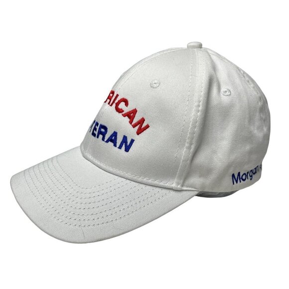 American Military Veteran Hat Cap‎ Adults Strap Back Red White Blue Baseb… - Picture 3 of 8